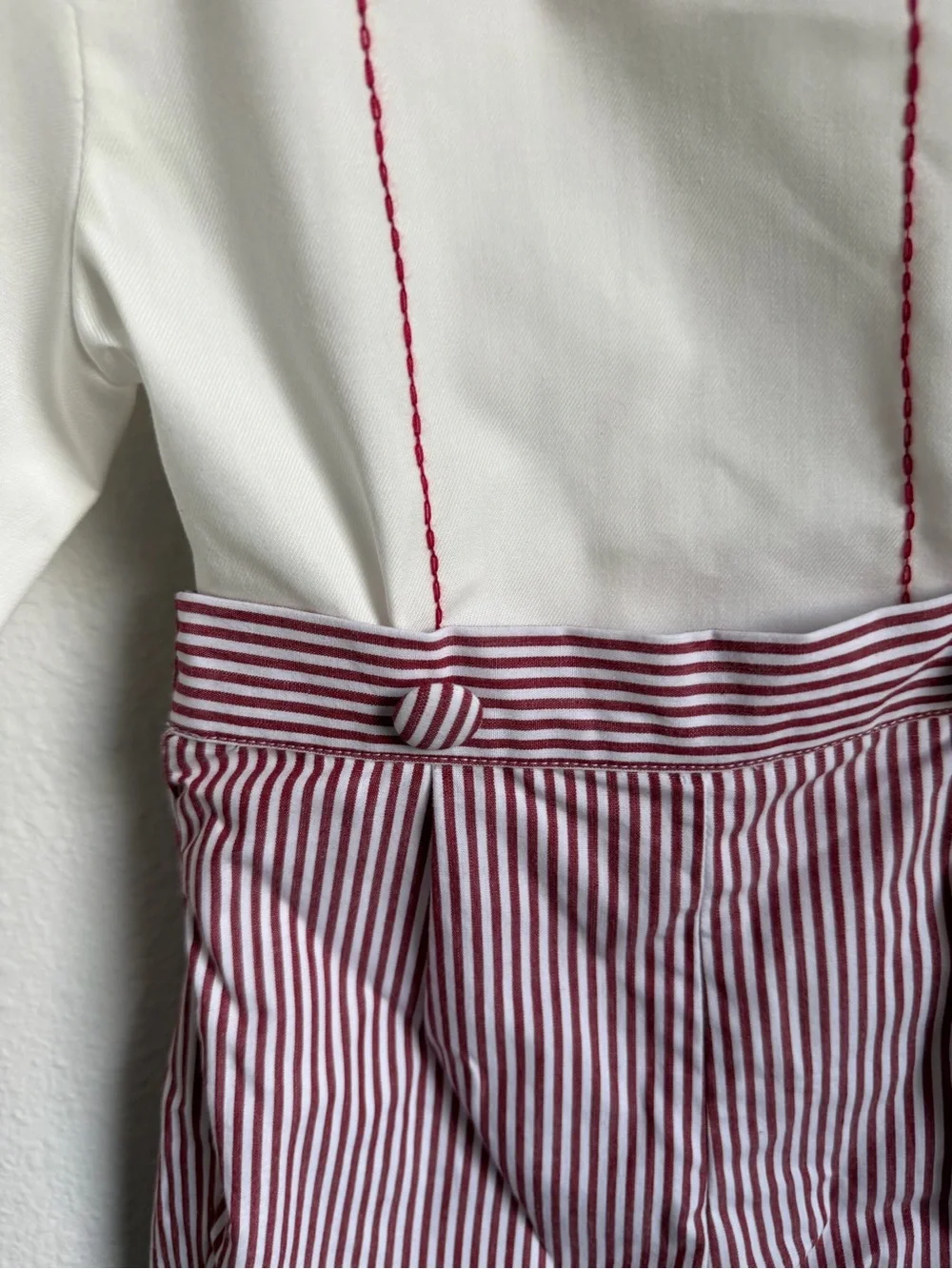 NWT Edgehill Collection x The Broke Brooke Baby Henry Stripe Short Set Sz 12M